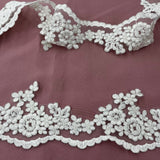 Beaded Corded Lace Trim 4"