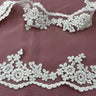 Beaded Corded Lace Trim 4"
