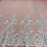 Beaded Corded Bridal Lace Fabric 54"