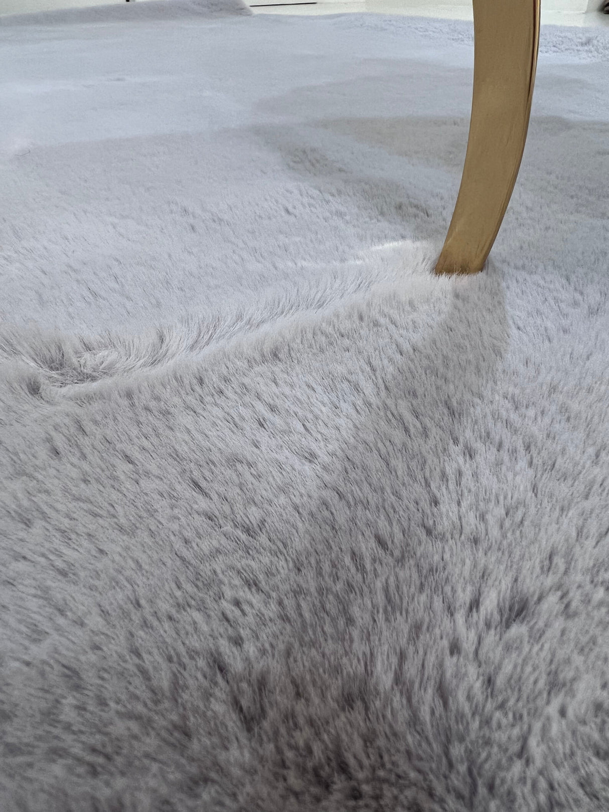 Bella Rug Collection Polyester Fabric - Soft Luxurious Modern Rug, Sandy Beige, Slate Silver, Raven Charcoal, 6' 5" x 9' 2", 2' x 6' (1 Piece)