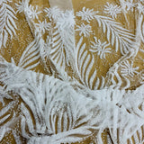 Beaded Corded Bridal Lace Mesh