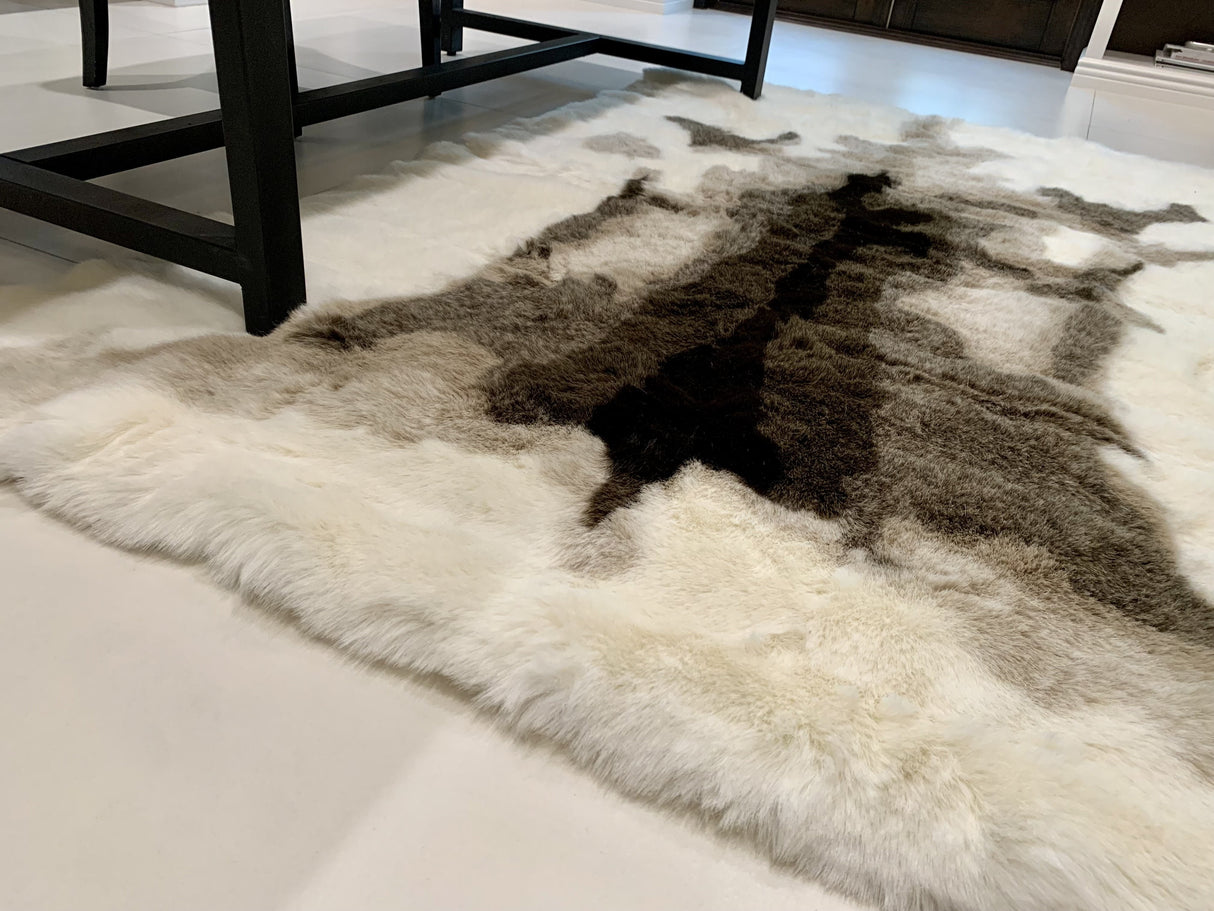 Renne Collection Faux Fur Fabric - Reindeer, 5' X 8' (1 Piece)