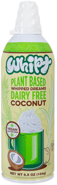 Plant Based Coconut Whipped Topping Dairy Free Creamy 6.5 Oz