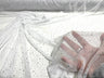 Sheer All Over AB Rhinestones Stretch Power Mesh Fabric - Colorful Rhinestone Embellishment, 58IN WIDTH (1 Yard)