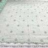 1 Yard - Beaded Lace Fabric Embroidered on 100% Polyester Net Mesh - Ivory - 54" Wide