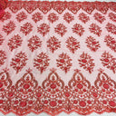 Beaded Corded Bridal Lace Fabric 53" Wide