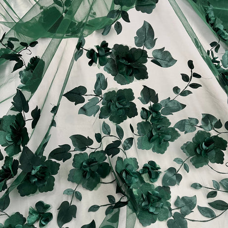 3D Floral Lace Fabric 60" Wide