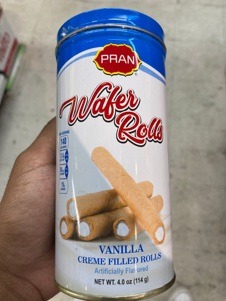 Pran Wafer Rolls Vanilla Flavor