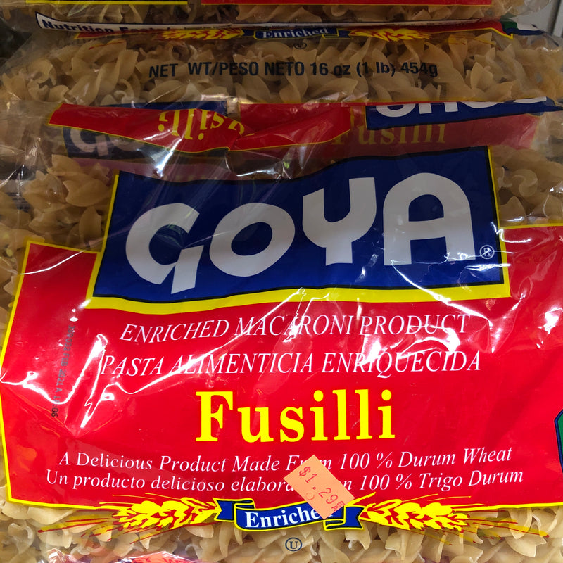 Goya Fusilli Pasta 16oz