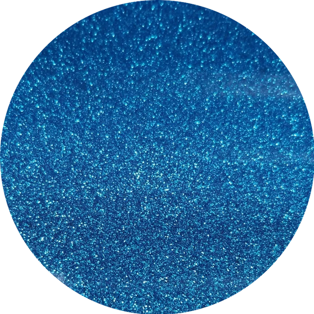 Glitter Vinyl Heat Transfer Vinyl Fabric - Aqua, Glitter, 20" H x 12" W (1 Foot)