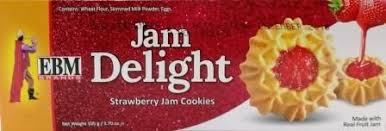 EBM Jam Delight Cookies Strawberry