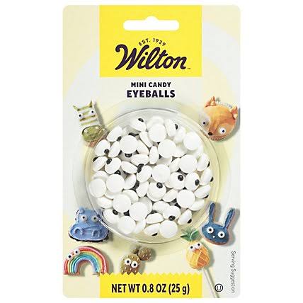 Wilton Candy Eyeballs – Black and White, 0.8 oz.