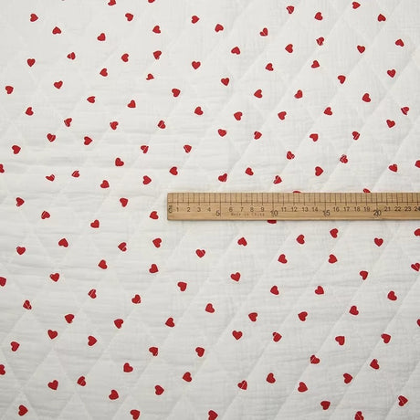 0.5m/1m/2m Thickened Pure Cotton Double-layer Crepe Quilted Cotton Fabric for Blanket Vest Children's Clothing DIY Sewing Fabric