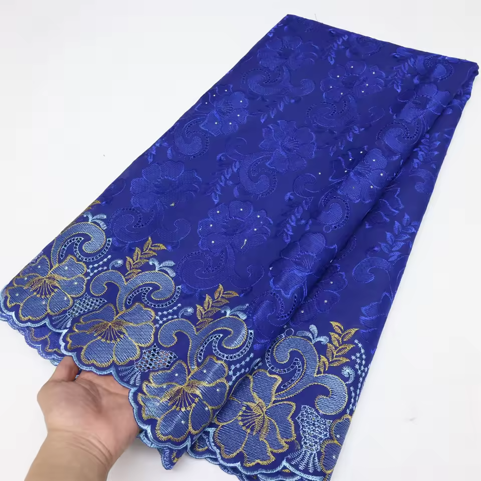 Swiss Voile Lace In Switzerland Nigerian African Lace Fabric 2023 High Quality Lace Tissu Dentelle Cotton Lace Dubai Fabric 5Y