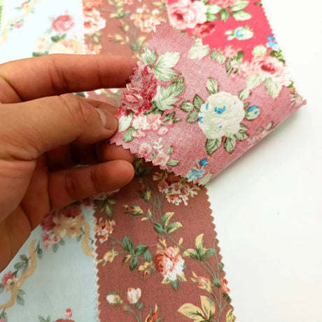 42 Jelly Roll Fabric 6.35 cm x 50 cm | Tampon Set - Jelly Roll for Quilting Various Fabrics - Pre-cut Cloth Quilt - Vintage Flow