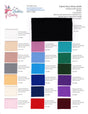 Shiny Swimsuit Solids Swatch Card
