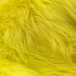 Yellow Faux Fake Fur Solid Shaggy Long Pile Fabric