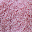 Curly Pink Faux Fur Fabric,