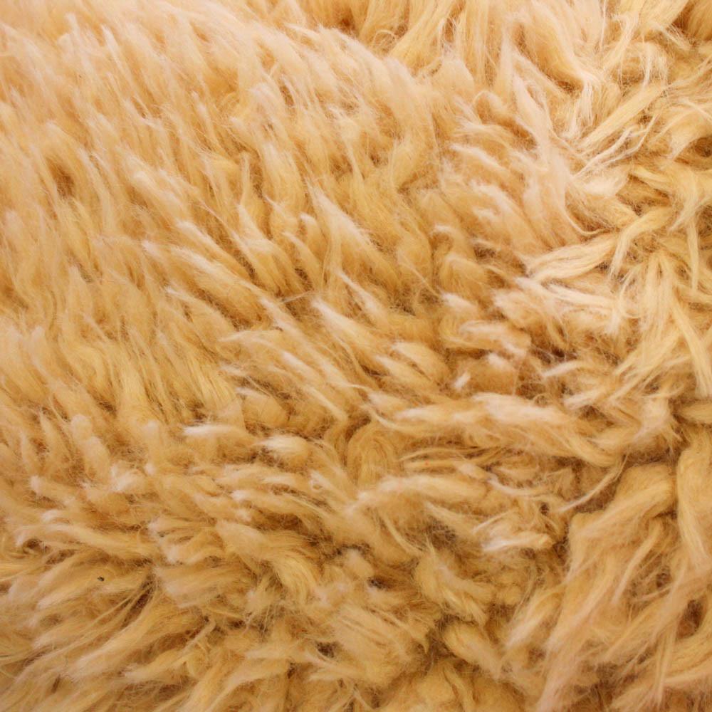 Curly Caramel Faux Fur Fabric,