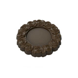 Implast Circle with Roses Polycarbonate Chocolate Mold, 6 Cavities