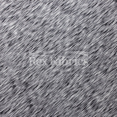 Impulse Heather Woven Poly Spandex Fabric - Black/Gray/White Heather, 57/58" Width, 170 GSM (1 Yard)