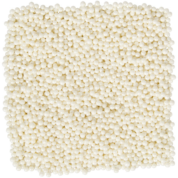 Wilton White Pearlized Nonpareil Sprinkles Tube, 1.72 oz.
