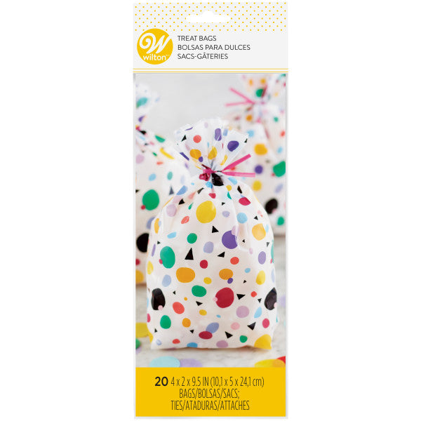 Wilton Geometric Print Treat Bags, 20-Count