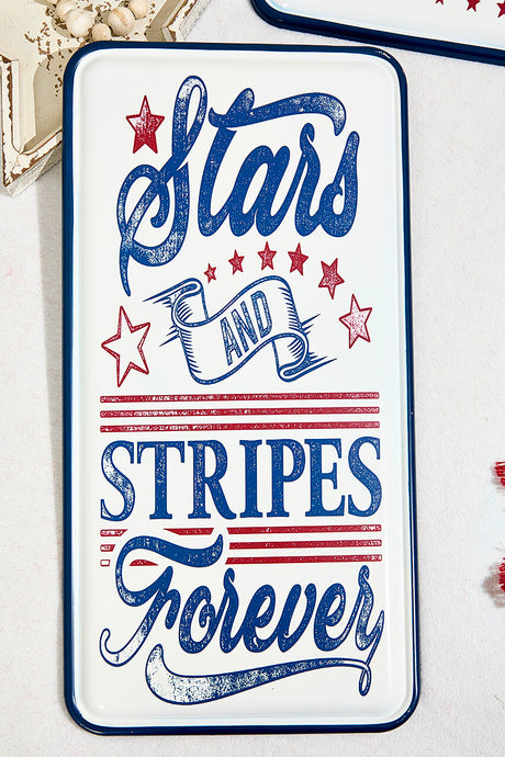 23.8" Metal Americana Wall Decor