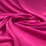 1 Yard Chiffon Fabric in Rose Powder 60" Wide, Sheer Lightweight Polyester for Dresses & Formal Wear