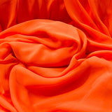 1 Yard Chiffon Fabric in Rose Powder 60" Wide, Sheer Lightweight Polyester for Dresses & Formal Wear