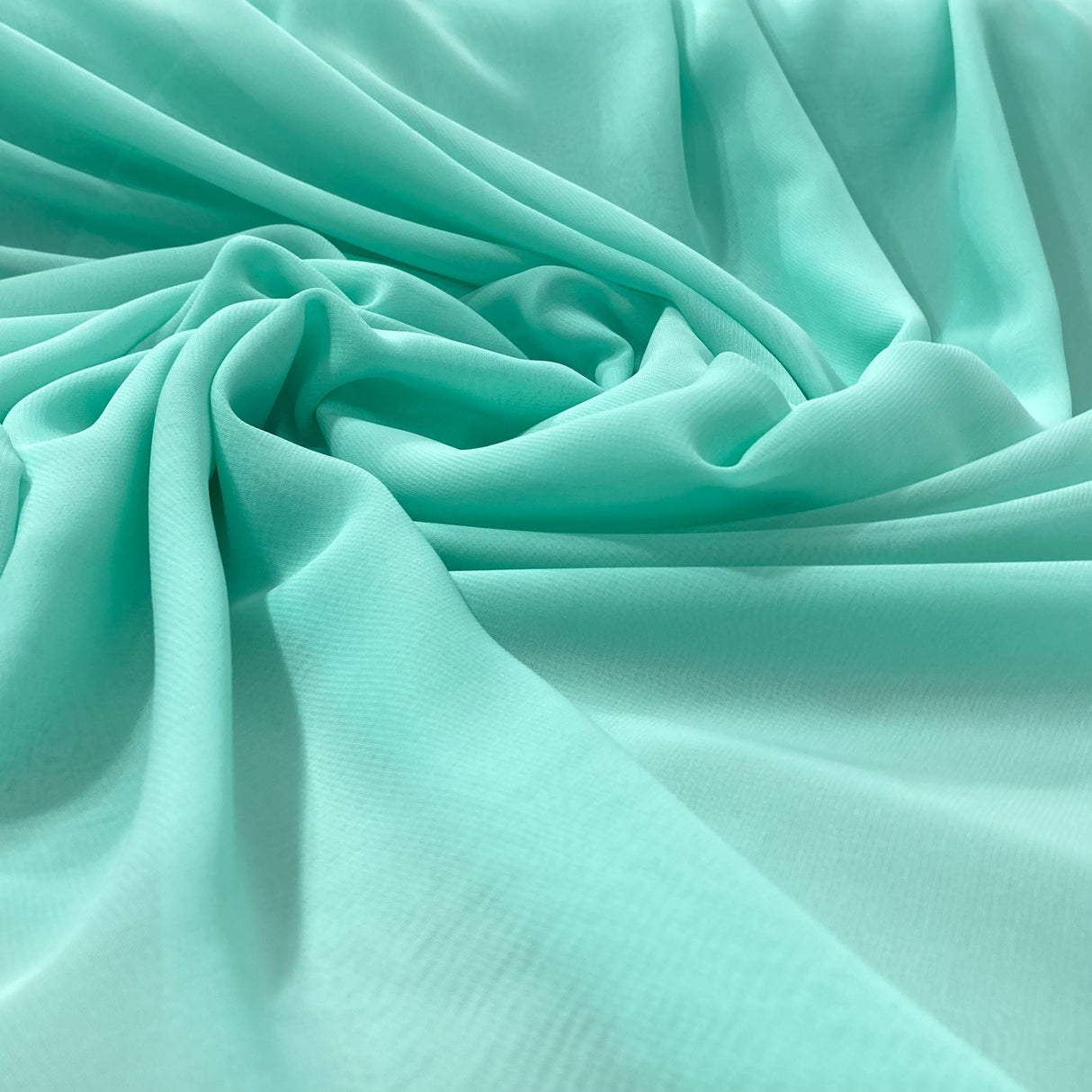 Chiffon Polyester Fabric - Solid, 60" Width (1 Yard)