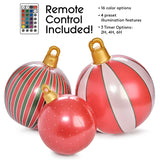 Inflatable Christmas Ornaments - Set of 3