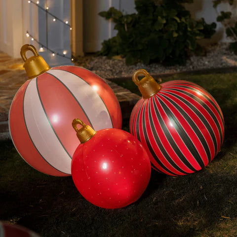 Inflatable Christmas Ornaments - Set of 3