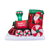 Mr. Christmas 6' Outdoor Lit Inflatable - Santa's Express Train