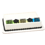 Graduation Icon Congrats Grad Cupcake Cake Pics - set of 144