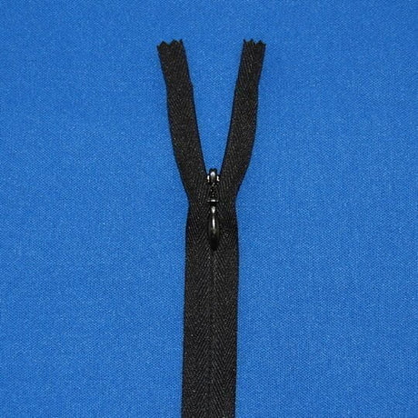 Invisible Zippers Fabric - White, Gold, Pink, Red, Peach, Burgundy, Hunter, Aqua, Turquoise, Lilac, Navy, Olive, Brown, Chocolate, Ivory, Beige, Rail Grey, Grey Fox, Black, Mahogany, Teal, Eggplant, Midnight, 14" - 18"