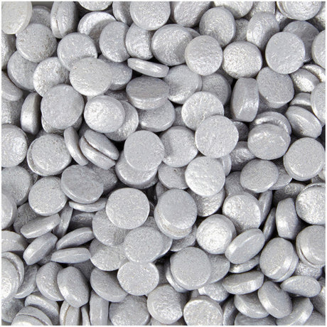 Wilton Silver Edible Cake Sequins – 10 oz.
