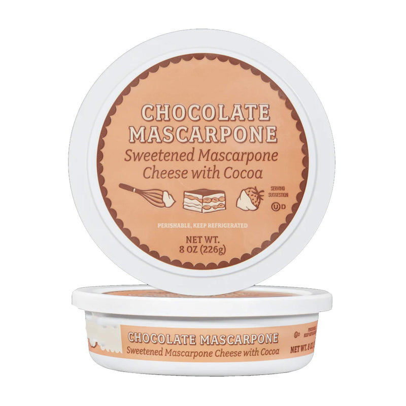 Chocolate Mascarpone Creamy Dessert Cheese Cocoa Sweet Spread for Strawberries Cakes and Baking