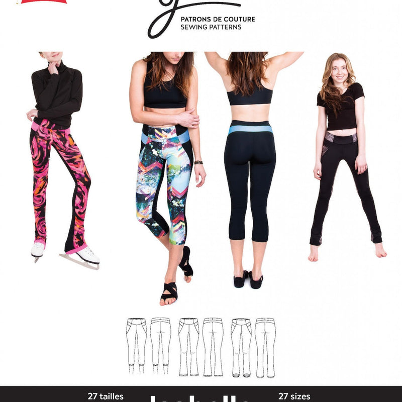 Sewing Pattern Isabelle Leggings and Skating Pants by Jalie