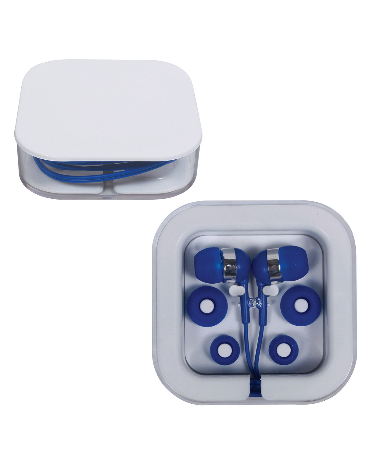 Earbuds In Square Case