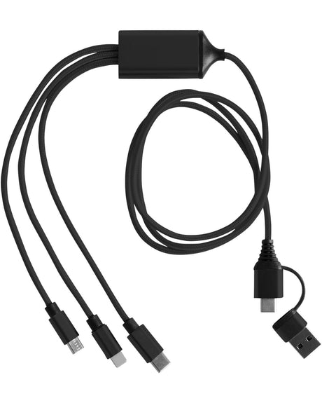 3-in-1 Charging Cable with Dual Input