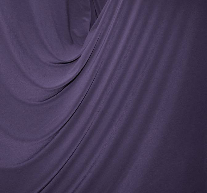 ITY Purple Polyester Spandex Fabric - Purple, 58/60" Width (1 Yard)