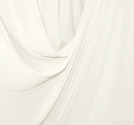 ITY White Polyester Spandex Fabric - White, 58/60" Width (1 Yard)