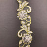 Beaded Corded Lace Trim Organza