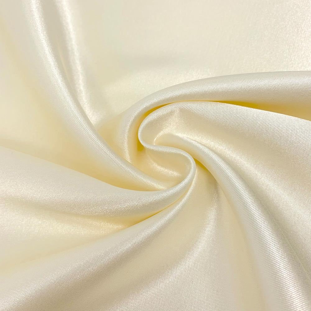 Matte Satin Peau De Soie Duchess Satin Fabric - Heavyweight Matte Satin, 58-60" Width, Baby Blue (1 Yard)
