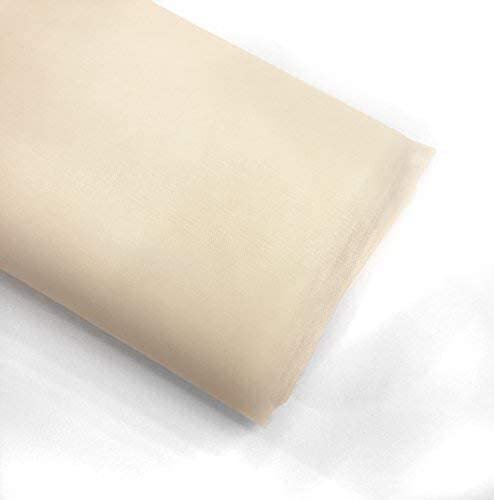 40 Yard Sheer Diamond Net Tulle Fabric Bolt for Wedding Arch Pew Bow Crafts 54 inch Width