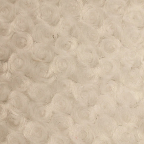 1 Yard Minky Rosebud Fabric 58/60″ Width