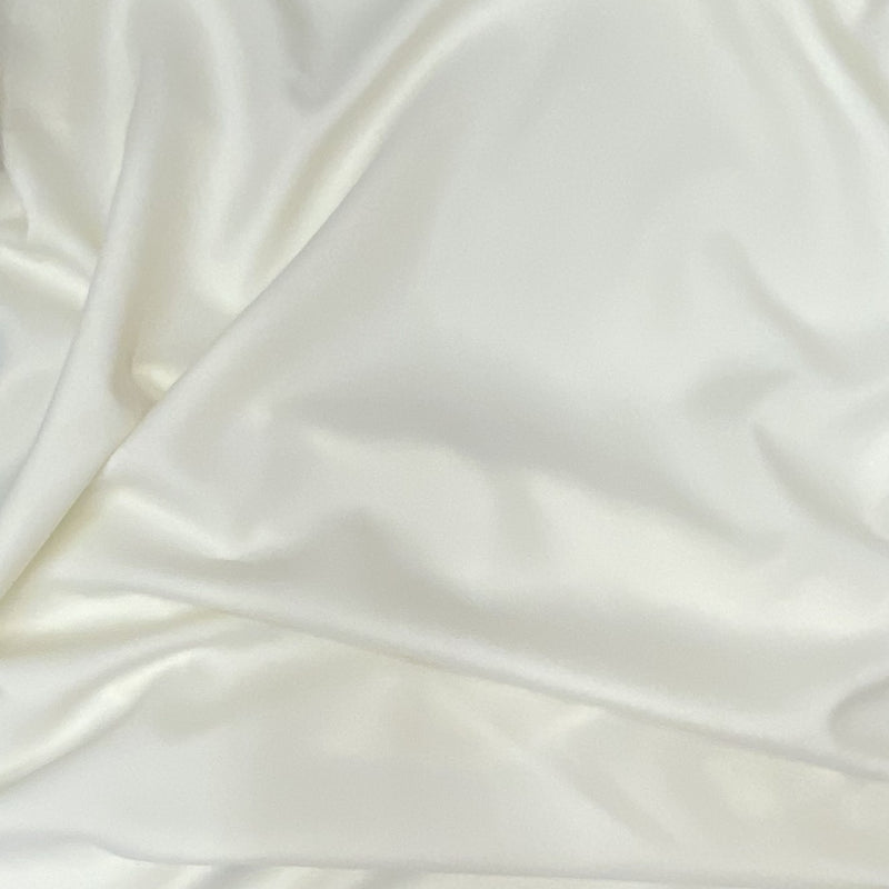 Gabardine Polyester Fabric - Ivory, Heavy Weight, 59/60" Width (1 Yard)
