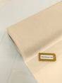 Bridal Illusion Tulle Polyester Fabric - Ivory Sheer, 108" Width (1 Roll)