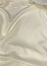 Gabardine Polyester Fabric - Ivory, Heavy Weight, 59/60" Width (1 Yard)